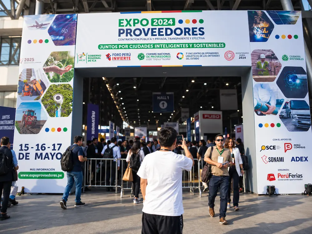 Gerente general, Abel Osorio, presentó cartera de proyectos en la Expo Proveedores Perú 2024